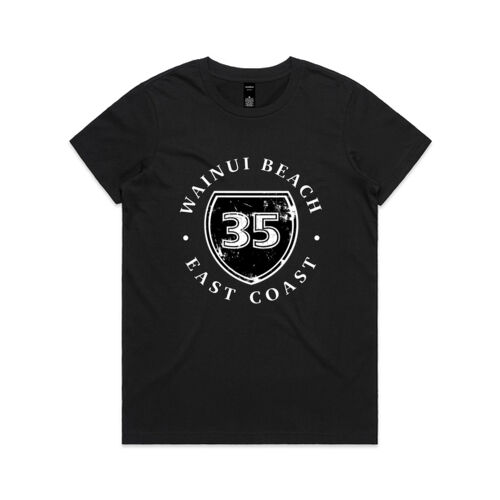 WAINUI BEACH 35 - AS Colour Womens Maple Tee Thumbnail