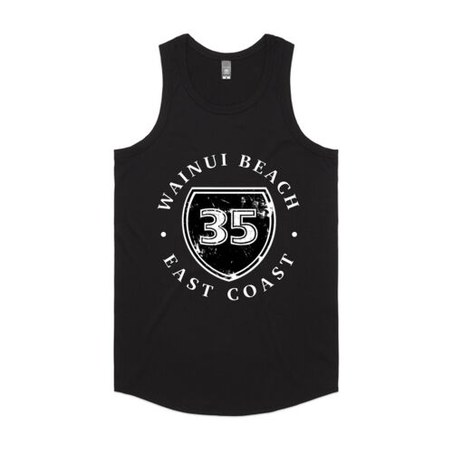 WAINUI BEACH 35 - AS Colour Mens Authentic Singlet Thumbnail