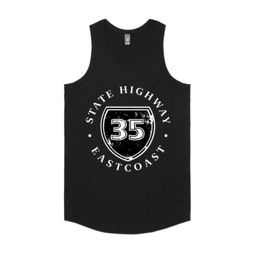 STATE HIGHWAY 35 - AS Colour Mens Authentic Singlet Thumbnail