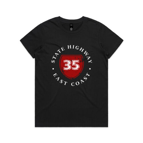 STATE HIGHWAY 35 - AS Colour Womens Maple Tee Thumbnail