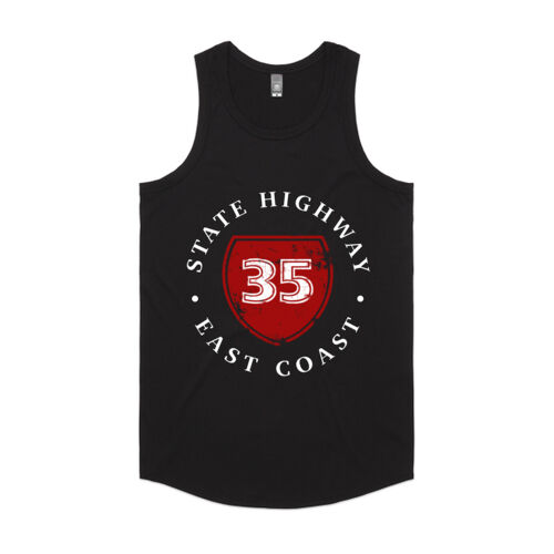 STATE HIGHWAY 35 - AS Colour Mens Authentic Singlet Thumbnail