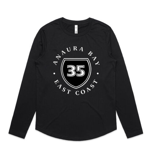 ANAURA BAY 3.0 - AS Colour Womens Curve Longsleeve Tee Thumbnail