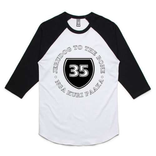 JERUDOG TO THE BONE 3.0 - AS Colour Mens Raglan Tee Thumbnail