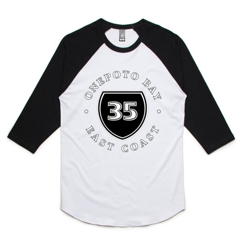 ONEPOTO BAY 3.0 - AS Colour Mens Raglan Tee Thumbnail