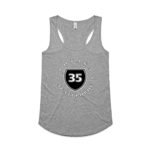 POTAKA NGATI POROU 3.0 - AS Colour Womens Yes Racerback Singlet Thumbnail