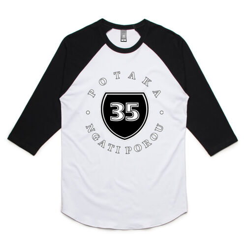 POTAKA NGATI POROU 3.0 - AS Colour Mens Raglan Tee Thumbnail