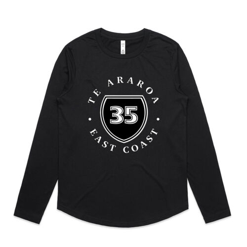 TE ARAROA 3.0 - AS Colour Womens Curve Longsleeve Tee Thumbnail