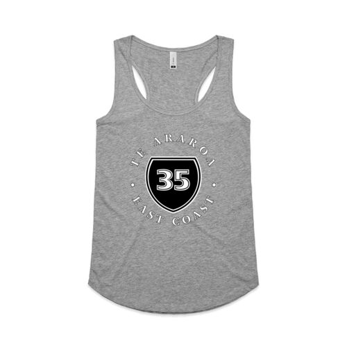 TE ARAROA 3.0 - AS Colour Womens Yes Racerback Singlet Thumbnail