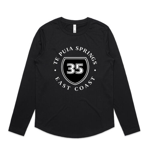 TE PUIA SPRINGS 3.0 - AS Colour Womens Curve Longsleeve Tee Thumbnail