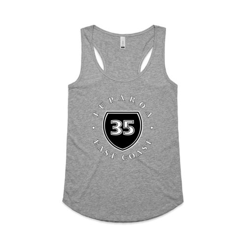 TUPAROA 3.0 - AS Colour Womens Yes Racerback Singlet Thumbnail