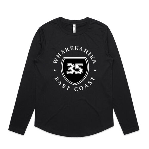 WHAREKAHIKA 3.0 - AS Colour Womens Curve Longsleeve Tee Thumbnail