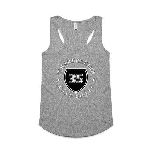 WHAREKAHIKA 3.0 - AS Colour Womens Yes Racerback Singlet Thumbnail