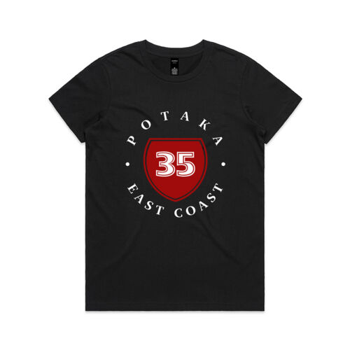 POTAKA EASTCOAST 4.0 - AS Colour Womens Maple Tee Thumbnail