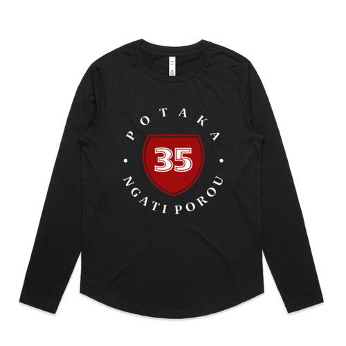 POTAKA NGATI POROU 4.0 - AS Colour Womens Curve Longsleeve Tee Thumbnail