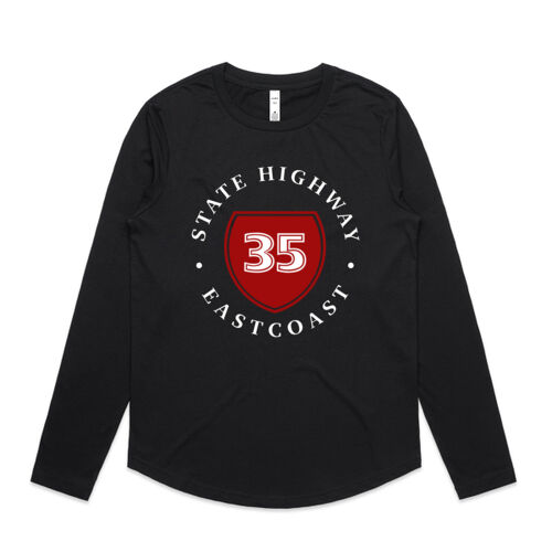 STATE HIGHWAY 4.0 - AS Colour Womens Curve Longsleeve Tee Thumbnail