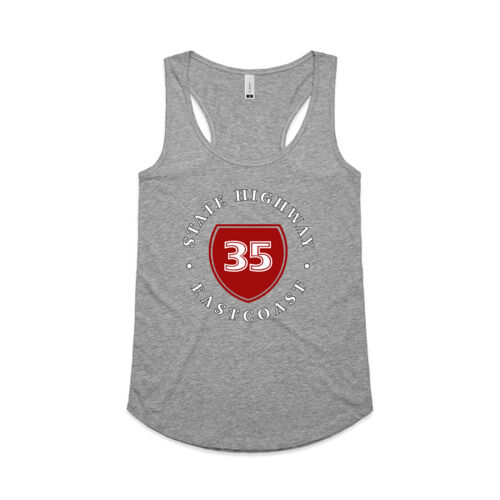 STATE HIGHWAY 4.0 - AS Colour Womens Yes Racerback Singlet Thumbnail