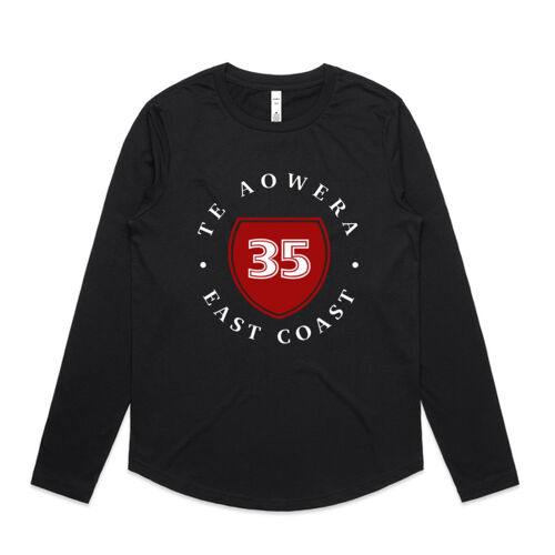 TE AOWERA 4.0 - AS Colour Womens Curve Longsleeve Tee Thumbnail