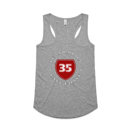 TE ARAROA 4.0 - AS Colour Womens Yes Racerback Singlet Thumbnail
