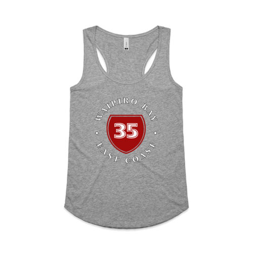 WAIPIRO BAY 4.0 - AS Colour Womens Yes Racerback Singlet Thumbnail