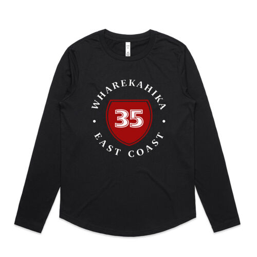 WHAREKAHIKA 4.0 - AS Colour Womens Curve Longsleeve Tee Thumbnail