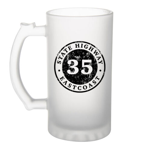 SH35 LOGO - Frosted Glass Beer Mug Thumbnail