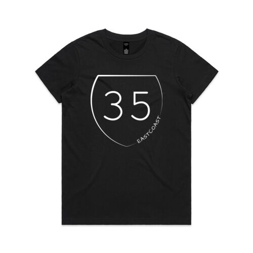 EASTCOAST 35 (MINIMAL) - AS Colour Womens Maple Tee Thumbnail