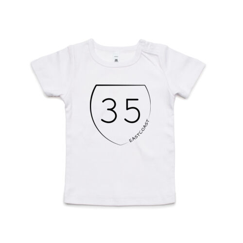 EASTCOAST 35 (MINIMAL) - AS Colour Organic Infant Wee Tee Thumbnail