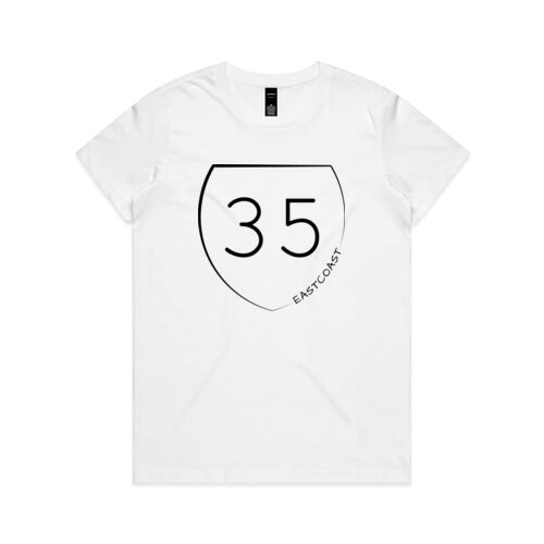 EASTCOAST 35 (MINIMAL) - AS Colour Womens Maple Tee Thumbnail
