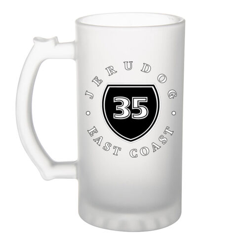 JERUDOG 3.0 - Frosted Glass Beer Mug Thumbnail