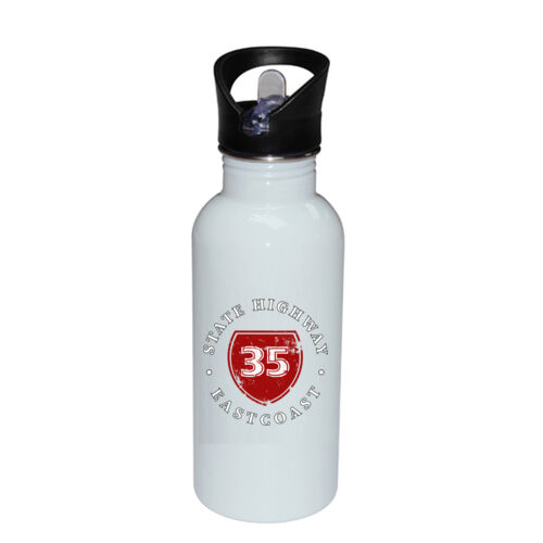 STATE HIGHWAY (Distressed) 2.0 - Stainless Bottle with Straw Top Thumbnail