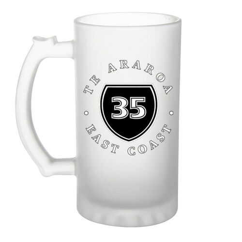 TE ARAROA 3.0 - Frosted Glass Beer Mug Thumbnail