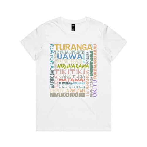Reppin Gizzy E.C Town Names - AS Colour Womens Maple Tee Thumbnail