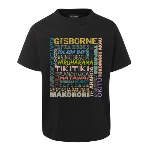 Reppin Gizzy E.C Town Names - JB's Kids Tee Thumbnail