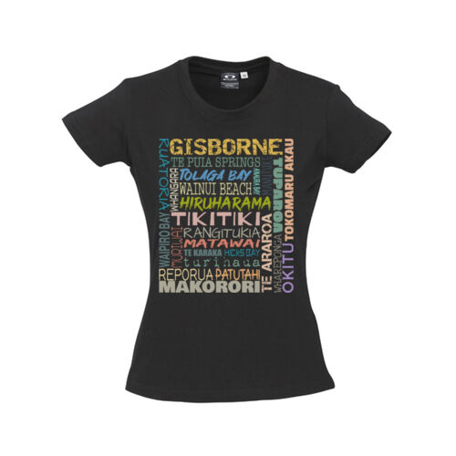 Reppin Gizzy E.C Town Names  - Biz Collection Ladies Ice Tee Thumbnail
