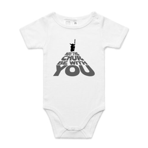 MAY THE CHUR BE WITH YOU - AS Colour Organic Infant Mini-Me One-Piece Thumbnail