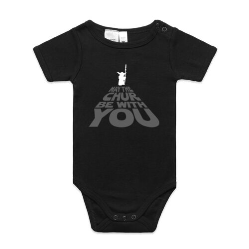 MAY THE CHUR BE WITH YOU - AS Colour Organic Infant Mini-Me One-Piece Thumbnail