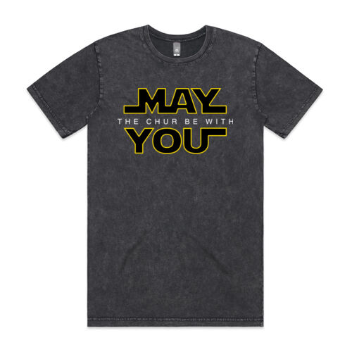 MAY THE CHUR BE WITH YOU 2.0 - AS Colour Mens Stone Wash Staple Thumbnail