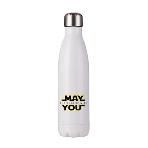 MAY THE CHUR BE WITH YOU - Stainless Bottle Thumbnail