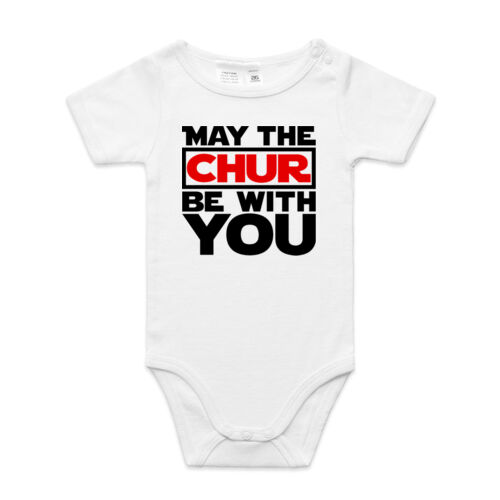 MAY THE CHUR BE WITH YOU - AS Colour Organic Infant Mini-Me One-Piece Thumbnail