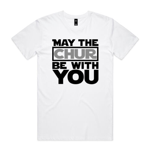 MAY THE CHUR BE WITH YOU - AS Colour Mens Staple T shirt Thumbnail