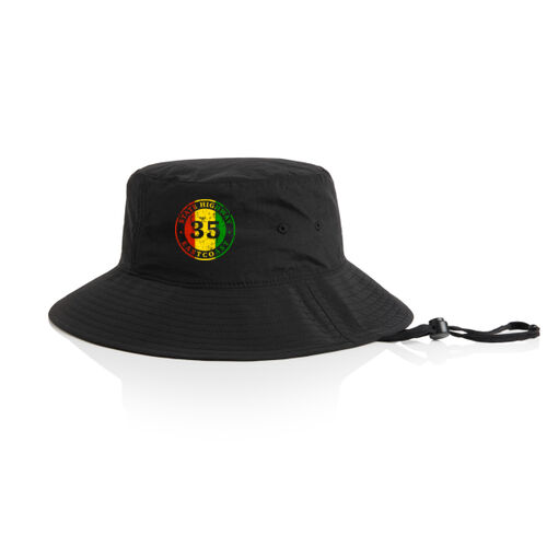 SH35 RASTA - AS Colour Nylon Wide Brim Bucket Hat Thumbnail