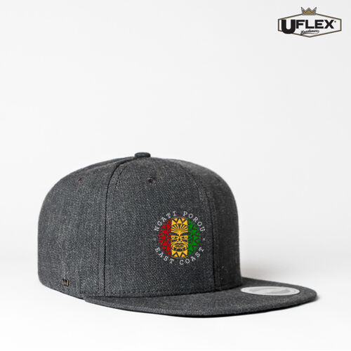 NGATI POROU SUN (RASTA) - U Flex Snap Back Flat Peak Cap Thumbnail