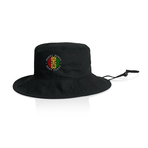 NGATI POROU SUN (RASTA) - AS Colour Wide Brim Bucket Hat Thumbnail