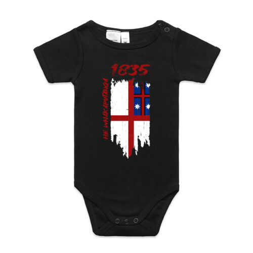 HE WHAKAPUTANGA FLAG - AS Colour Organic Infant Mini-Me One-Piece Thumbnail