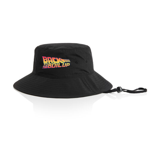 BACK TO THE BOILUP - AS Colour Nylon Wide Brim Bucket Hat Thumbnail