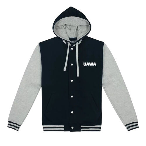 UAWA E.C - Cloke Hooded Letterman Jacket Thumbnail
