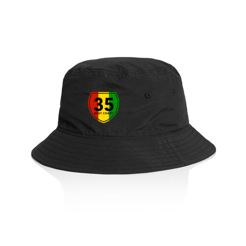SH35 RASTA SHIELD - AS Colour Nylon Bucket Hat Thumbnail