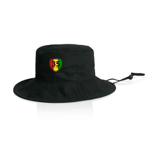SH35 RASTA SHIELD - AS Colour Wide Brim Bucket Hat Thumbnail