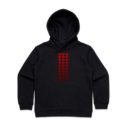 Niho Taniwha (red) - AS Colour Kids Supply Hoodie Thumbnail