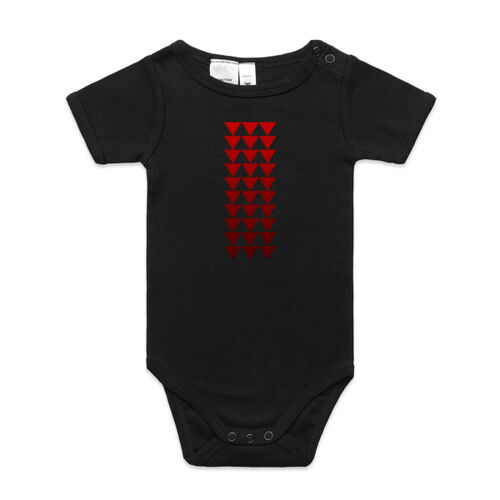Niho Taniwha (red) - AS Colour Organic Infant Mini-Me One-Piece Thumbnail